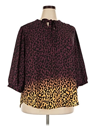 Torrid 3/4 Sleeve Blouse (view 1)