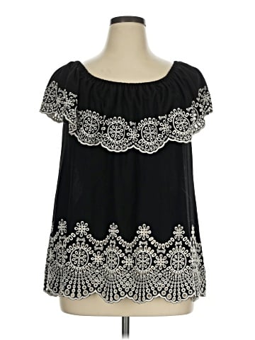 Fever Short Sleeve Blouse (view 1)