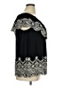 Fever Black Short Sleeve Blouse Size 1X - photo 4