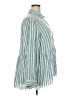 True Craft Stripes Teal Long Sleeve Blouse Size 2X - photo 4