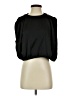 Aqua 100% Polyester Black 3/4 Sleeve Blouse Size S - photo 1