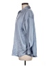Zara 100% Polyester Gray 3/4 Sleeve Blouse Size M - photo 5