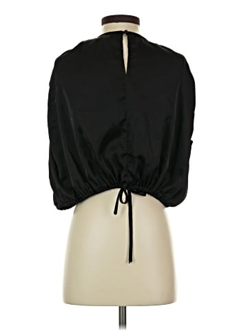 Aqua 3/4 Sleeve Blouse (view 2)