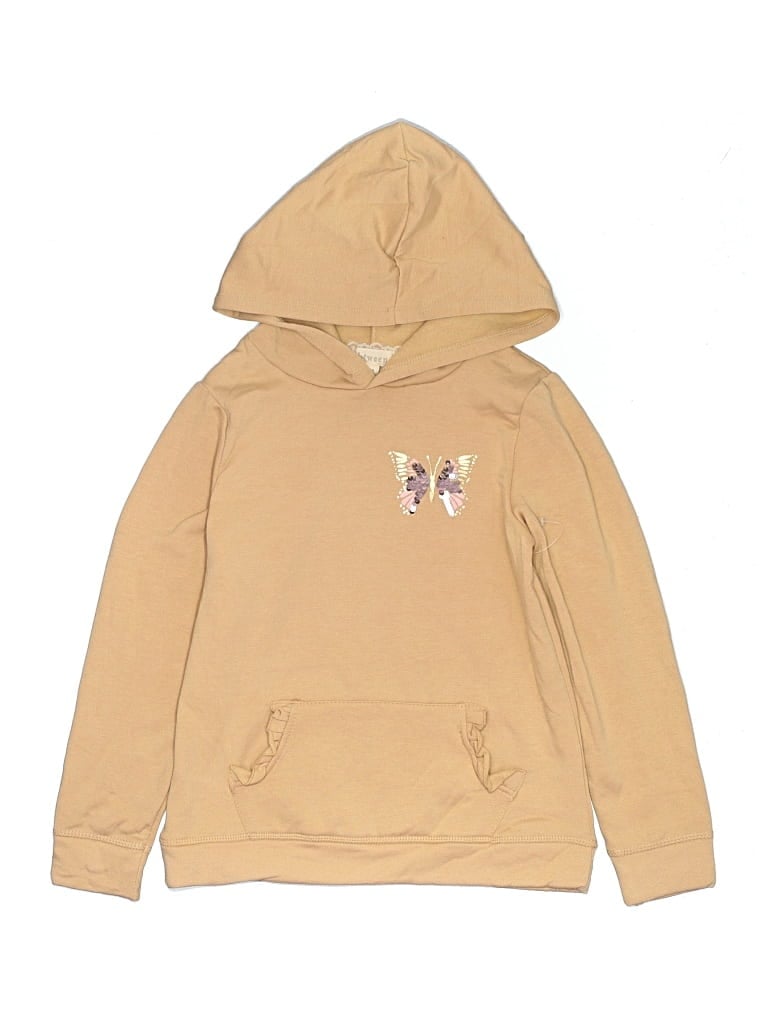 Pre-owned Btween Kids' Pullover Hoodie In Tan