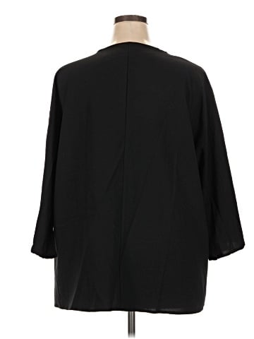 Unbranded 3/4 Sleeve Button-Down Shirt (view 2)