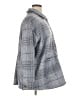 J.Jill 100% Polyester Plaid Gray Coat Size XL - photo 4