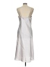 Bebe 100% Polyester Metallic Silver Gray Cocktail Dress Size L - photo 2