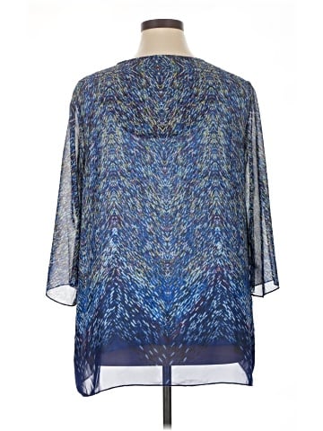One World 3/4 Sleeve Blouse (view 2)