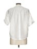 Ann Taylor 100% Cotton White Short Sleeve Blouse Size L - photo 2