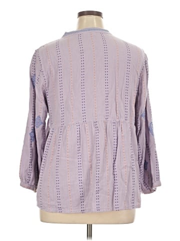J.Jill 3/4 Sleeve Blouse (view 2)