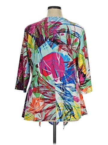 Attitudes by Renee 3/4 Sleeve Blouse (view 2)