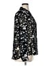 CAbi 100% Polyester Floral Black Long Sleeve Blouse Size XL - photo 4