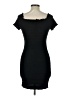 Aqua Solid Black Cocktail Dress Size L - photo 2