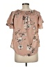 Veronica M. Tan Short Sleeve Blouse Size M - photo 2