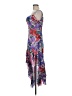 City Studio 100% Polyester Floral Purple Cocktail Dress Size M - photo 5