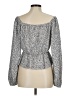 Altar'd State 100% Polyester Silver Long Sleeve Blouse Size M - photo 2