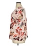 Sanctuary 100% Viscose Floral Tan Short Sleeve Blouse Size 1X - photo 5