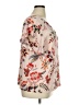 Sanctuary 100% Viscose Floral Tan Short Sleeve Blouse Size 1X - photo 4