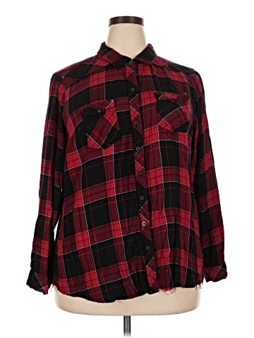 Torrid Long Sleeve Button-Down Shirt (view 1)