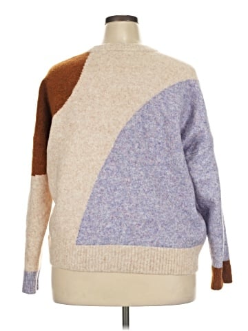 Madewell Cedarbrook Pullover Sweater in Colorblock (view 2)