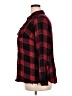 Torrid 100% Rayon Plaid Red Long Sleeve Button-Down Shirt Size 3X Plus (3) - photo 5