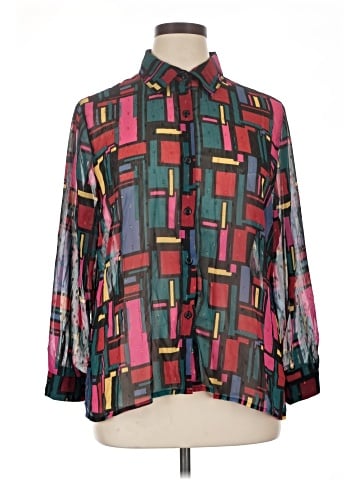 Draper's & Damon's Long Sleeve Blouse (view 1)