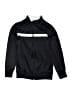 RBX 100% Polyester Solid Black Track Jacket Size 10 - photo 1