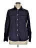 L.L.Bean Polka Dots Blue Long Sleeve Button-Down Shirt Size XL - photo 1