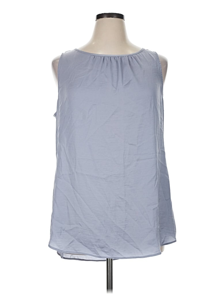 Pre-owned Cabi Sleeveless Blouse In Blue