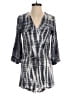 Cloth & Stone 100% Rayon Tie-dye Gray Romper Size XS - photo 1