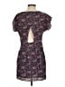 BCBGeneration 100% Polyester Print Gray Casual Dress Size 0 - photo 2
