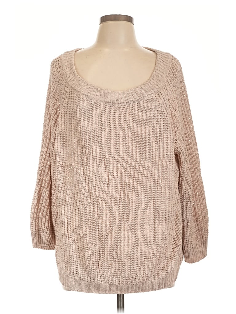 Pre-owned Miracle Pullover Sweater In Tan