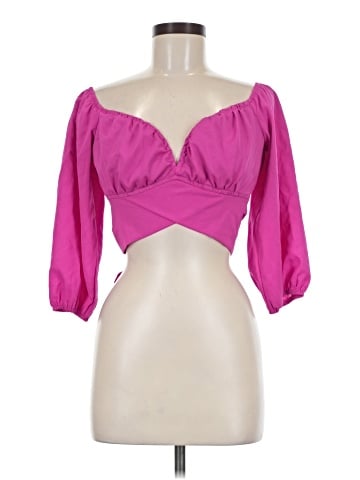 Hers & Mine 3/4 Sleeve Blouse (view 1)