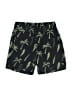 Tea 100% Cotton Tropical Black Board Shorts Size 7 - photo 1