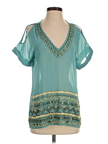 Arden B. Short Sleeve Blouse (view 1)