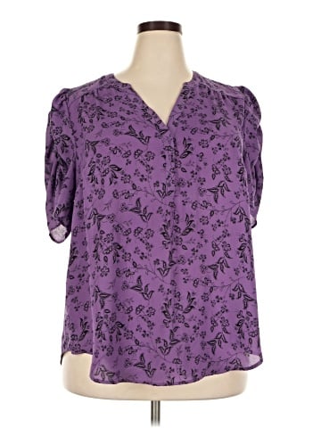 Torrid 3/4 Sleeve Blouse (view 1)
