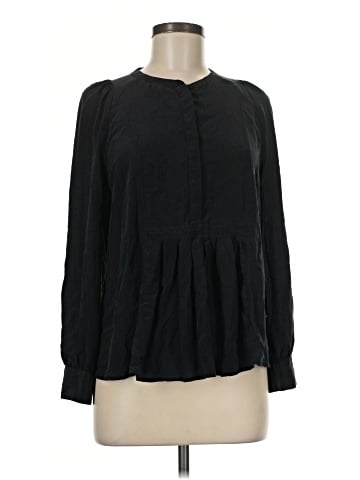 J.Crew Long Sleeve Silk Top (view 1)