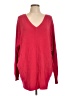 Saturday Sunday 100% Polyester Red Pullover Sweater Size M - photo 1