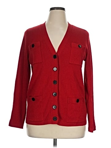 Lauren by Ralph Lauren Silk Cardigan (view 1)