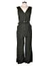Gilli Solid Green Jumpsuit Size L - photo 1