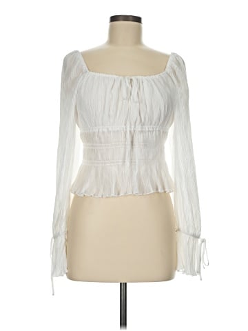 WAYF Long Sleeve Blouse (view 1)