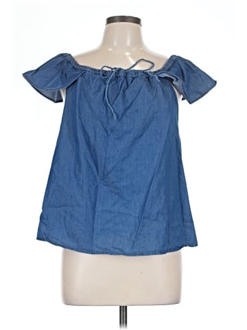 J.Crew Factory Store Short Sleeve Blouse (view 1)