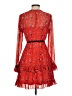 Lulus 100% Polyester Paisley Red Cocktail Dress Size S - photo 2