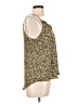 Mine 100% Polyester Green Sleeveless Blouse Size L - photo 4
