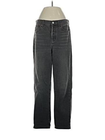 Madewell Low-Slung Straight Jeans in Kent Wash: Airy Denim Edition (view 1)