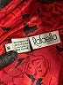 Rafaella 100% Polyester Floral Red Long Sleeve Blouse Size 8 - photo 7