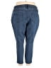 Meri Skye Solid Blue Jeans Size 28W - photo 2