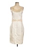 Unbranded Metallic Ivory Cocktail Dress Size L - photo 1