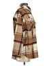 RSQ 100% Polyester Plaid Brown Long Sleeve Blouse Size XS - photo 4