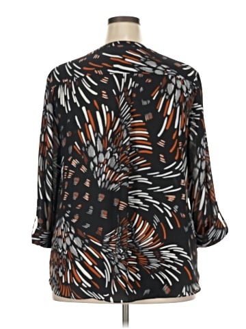 JM Collection 3/4 Sleeve Blouse (view 2)